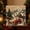 Christmas-C, variant on Premium 3D Pearl Christmas Wall Art Kit,3D Wall Art, Pearl Christmas Wall Art, Gingerbread Snowy Town Series, Soft Flocked Canvas Pearl Paint, Home Mantel Fireplace Display, In 1pc