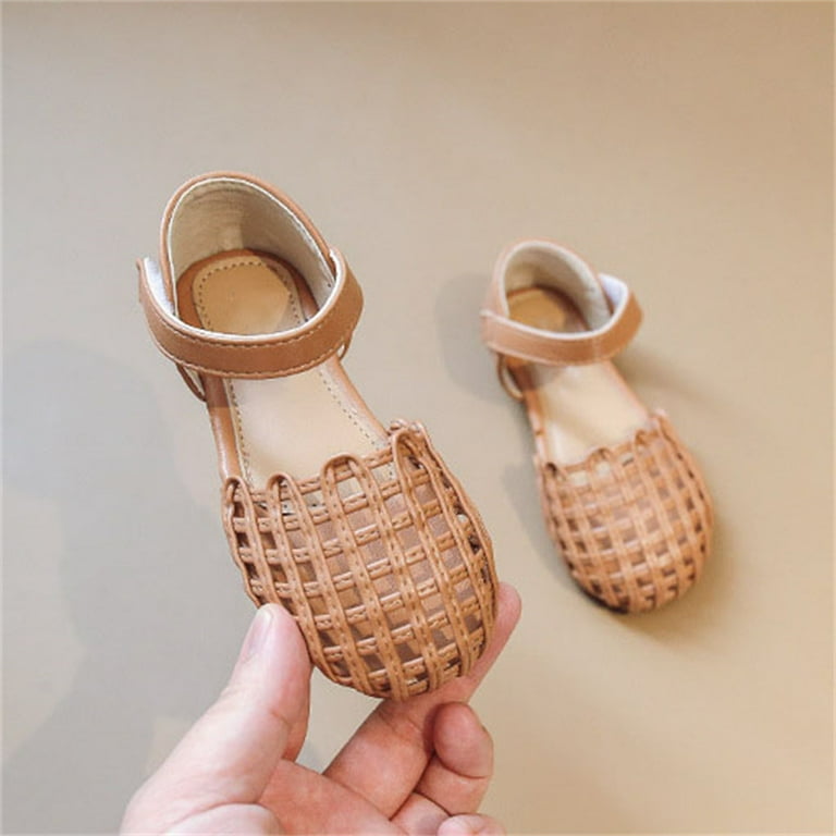 MKHSQHDG Girls Wedge Sandals Size Wide Girls Sandals Grils Dress