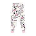 thumbnail image 6 of NOEGOEU Halloween Pajamas Kids Boys Girls Funny Graphic Long Sleeve Sleepwear Set 2-9 Years (Pink,6-7 Years), 6 of 8