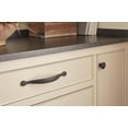 thumbnail image 5 of Inspirations 1-5/16 in (33 mm) Diameter Flat Black Cabinet Knob, 5 of 5