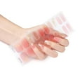 thumbnail image 1 of 20pcs/pack Nail Wraps Women Nail Polish Strips Solid Color Fingernail Stickers, 1 of 5