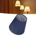 thumbnail image 4 of Modern Lamp Shade, Wide Applicability Exquisite Workmanship Fabric Lampshade  For Miniature Bulb For E14 Bulb A3 02 Dark Blue, 4 of 8