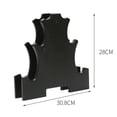 thumbnail image 3 of Fiudx Soporte para Mancuernas de 3 Niveles, Diseño Compacto, Capacidad para Hasta 3 Pares de Pesas, Material Pp Resistente Al Desgaste, Solución de Almacenamiento Compacta, Organizador para Gimnasio, 3 of 4