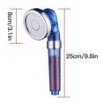 thumbnail image 2 of Cabezal de ducha de aniones de 3 modos Cabezal de regadera desmontable presurizado de baño ajustable kenally HA5520-01B, 2 of 6