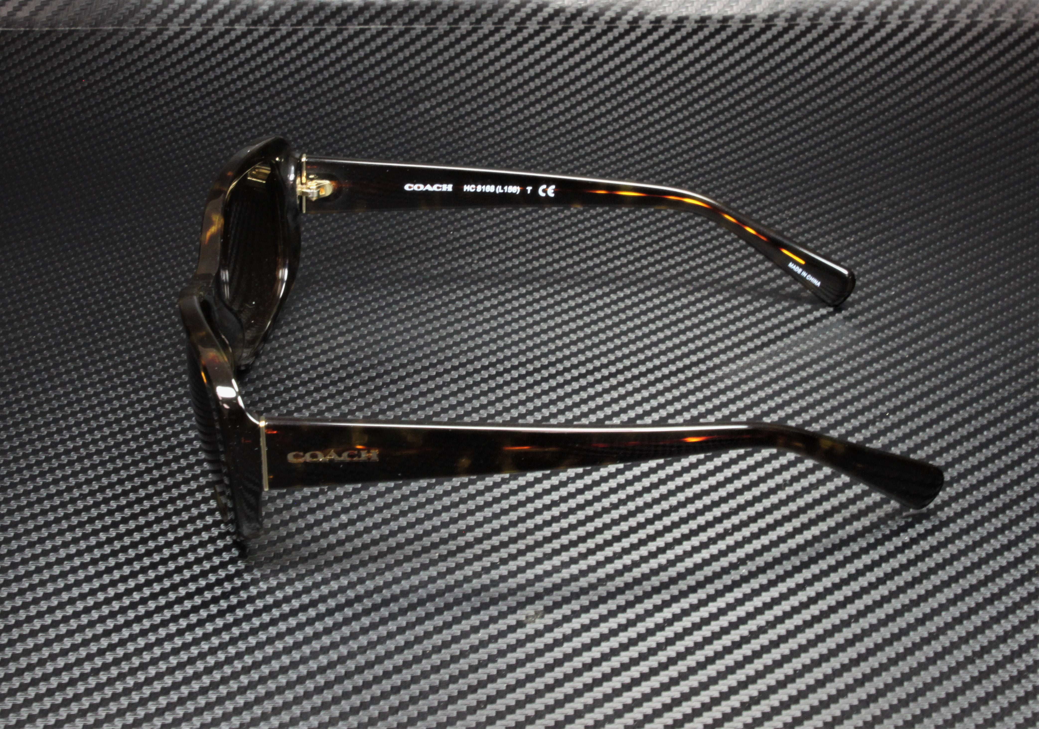 COACH HC8168 512013 Dark Tortoise Brown Gradient 56 mm Women's Sunglasses