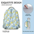 thumbnail image 5 of Lemon Themed Campus Backpack - Stylish School Bookbag for Teens & College Students, Roomy Rucksack with Laptop Sleeve, Durable Lightweight Everyday Bag for High School & University, Great Gift, 5 of 6