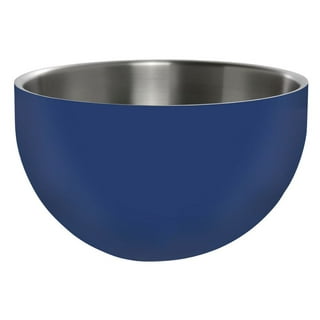 Kinsman Enterprises 16033 Non-Weighted Insulated Bowl, 12 oz, Blue