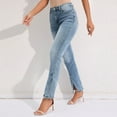 thumbnail image 4 of YDLCAFD Women's Rhinestone Denim Mid Waist Ripped Hem Tessles Stretchy Jean Shorts With Pockets M, 4 of 9