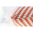 thumbnail image 4 of TreeWool (Pack of 2) Kaleidoscope Accent Decorative Square Cotton Throw Pillow Covers (22" x 22", Orange), 4 of 6