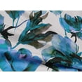 thumbnail image 4 of oneOone Rayon Medium Blue Fabric Florals Fabric For Sewing Printed Craft Fabric By The Yard 56 Inch Wide, 4 of 6