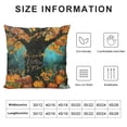 thumbnail image 5 of Shiartex Fall Throw Pillow Covers Soft Kids Pumpkin Decorative Throw Pillowcases for Fall Maple Leaf Pillow Cases Cushion Covers Autumn Decorations Black Cushion Cases Room Decor White, 5 of 5