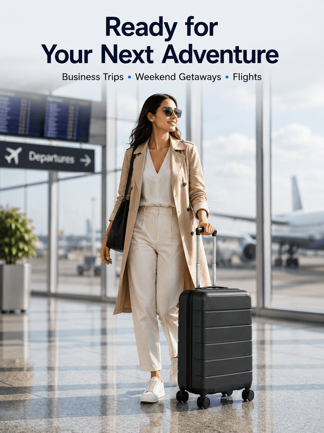 20" Carry-on Expandable Luggage,Hardside Spinner Suitcase with TSA Lock, Black
