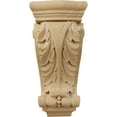 thumbnail image 2 of Ekena Millwork 4 1/2"W x 2 3/4"D x 10"H Small Farmingdale Acanthus Pilaster Corbel, Cherry, 2 of 4