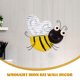 thumbnail image 3 of IDEANATEGRATE De Pared En Metal Amarillo Con De Abeja Para Cocina O, 3 of 5