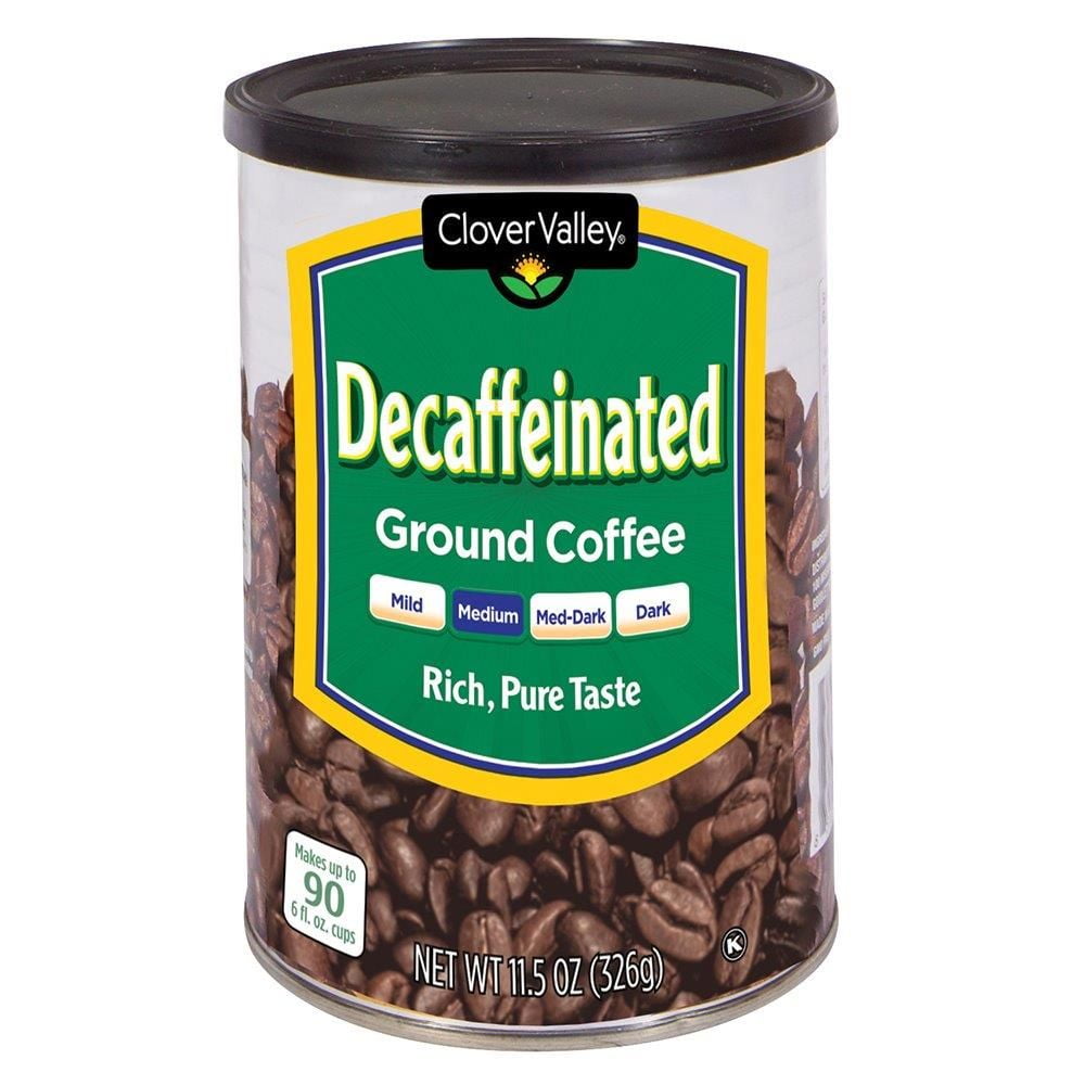 A Product of Clover Valley Classic Ground Coffee Decaffeinated 11.5