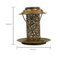 thumbnail image 3 of Oggfader Solar Lights Outdoor Waterproof 2 In 1 Bird Feeder With Solar Street Lamp Garden Birdhouse Metal Tray, 3 of 7