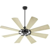 Quorum Mod 8-Blade 60" Patio Fan - Matte Black - 30608-59
