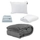 thumbnail image 1 of Edredón Individual DICASA Gris Protector de Colchón Sábanas Almohada, 1 of 8