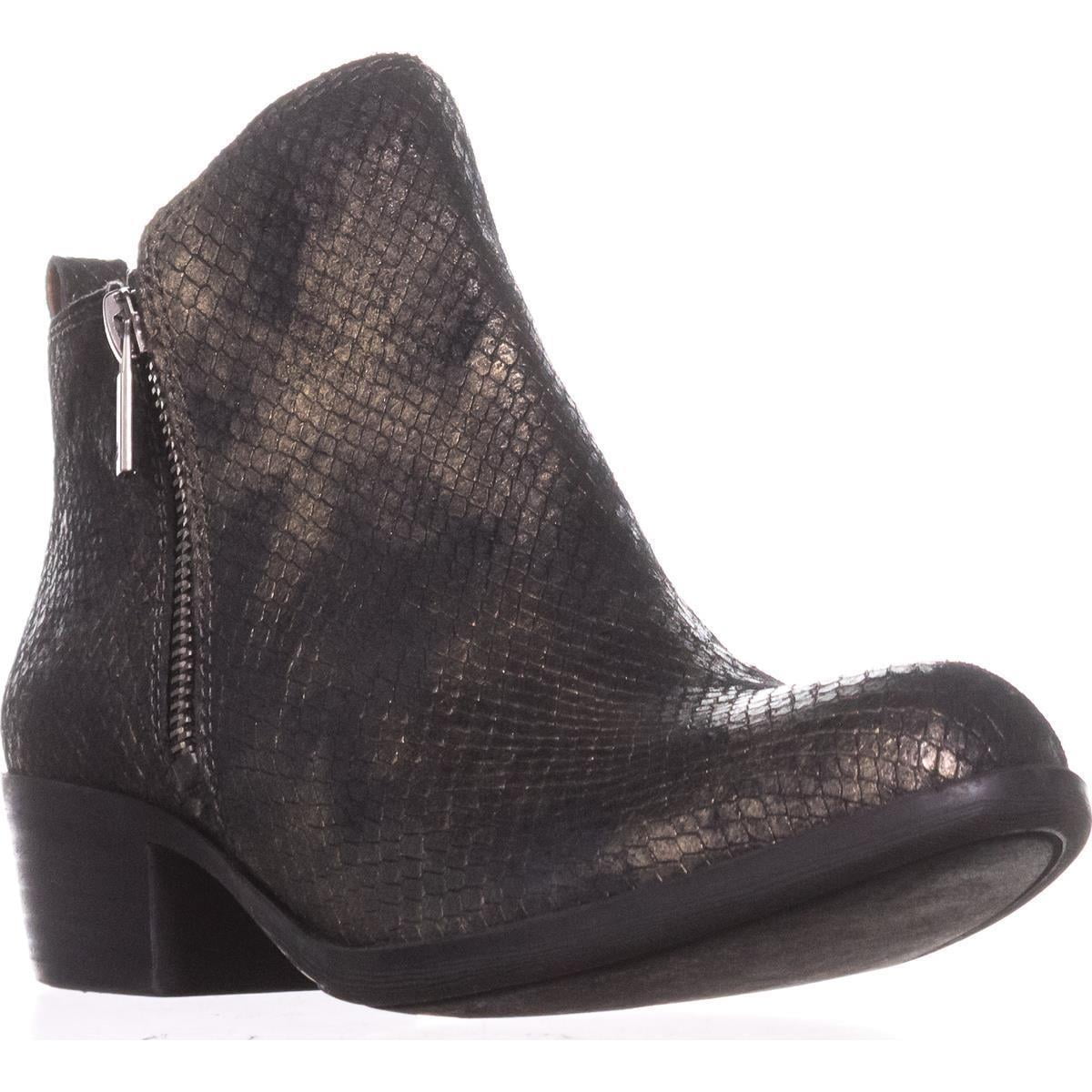 Womens Lucky Brand Basel Side Zip Ankle 