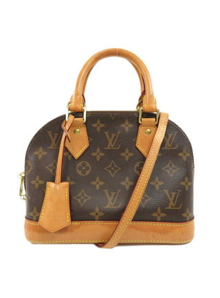 Authenticated Used LOUIS VUITTON Louis Vuitton Vernis Alma BB LV Emboss  Icon Shoulder Handbag Patent Calf Leather Monogram Canvas M52498 Ecarat