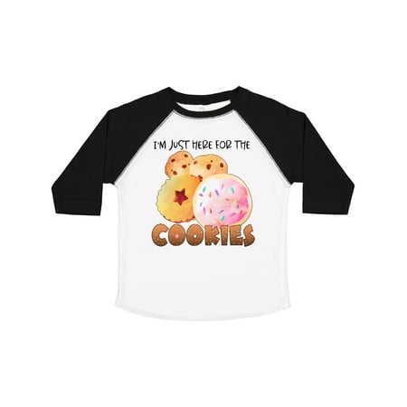 

Inktastic I m Just Here for the Cookies Gift Toddler Boy or Toddler Girl T-Shirt