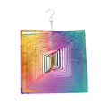 thumbnail image 1 of 3d Wind Chimes 3d Wind Turning Wind Chimes Rural Indoor Garden Decoration Stainless Steel Rotating Ornaments, 1 of 3