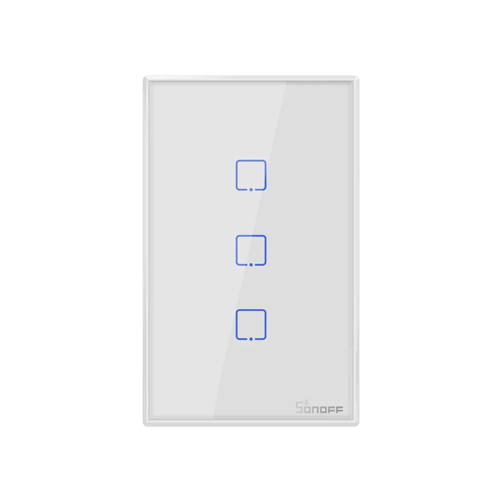 Interruptor De Pared Wifi Sonoff De 3 Canales
