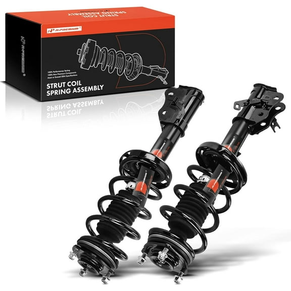 A-Premium Front Pair (2) Complete Strut and Coil Spring Assembly Compatible with Honda Civic 2012, Driver and Passenger Side