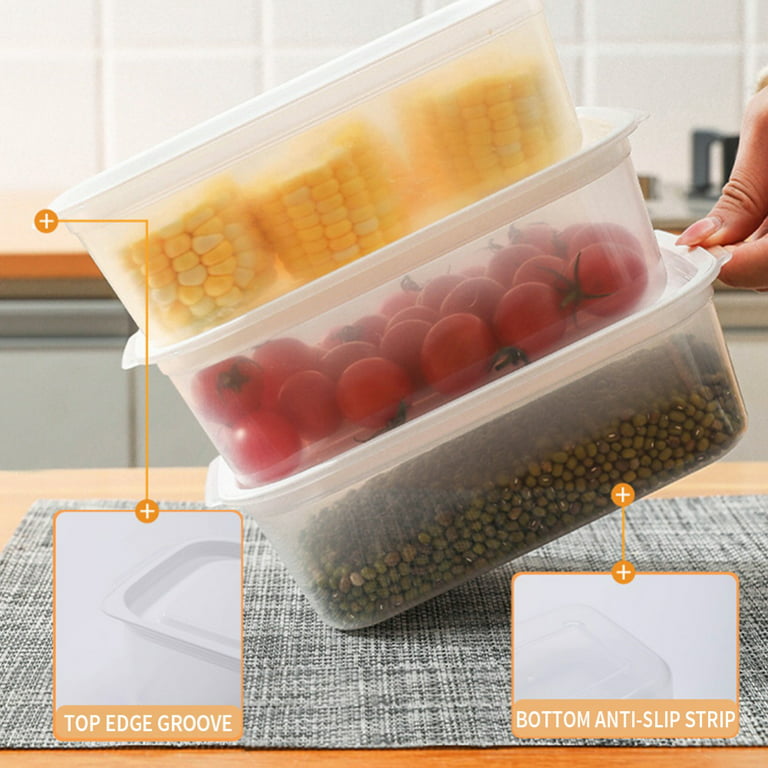 28 Pieces Food Storage Containers with Lids ,EXTRA LARGE Freezer Containers  for Food BPA-Frees, Meat Fruit Vegetables Plastic Containers with lids, Storage  Airtight Leak-Proof Food Containers for Kitchen