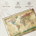 thumbnail image 6 of Elephant Stock Political Map Of The World Old Style Wall Art - Horizontal Canvas Wall Art - Living Room Wall Decor - Map Canvas - Pink And Green Decor By Michael Tompsett - 30" x 20", 6 of 8