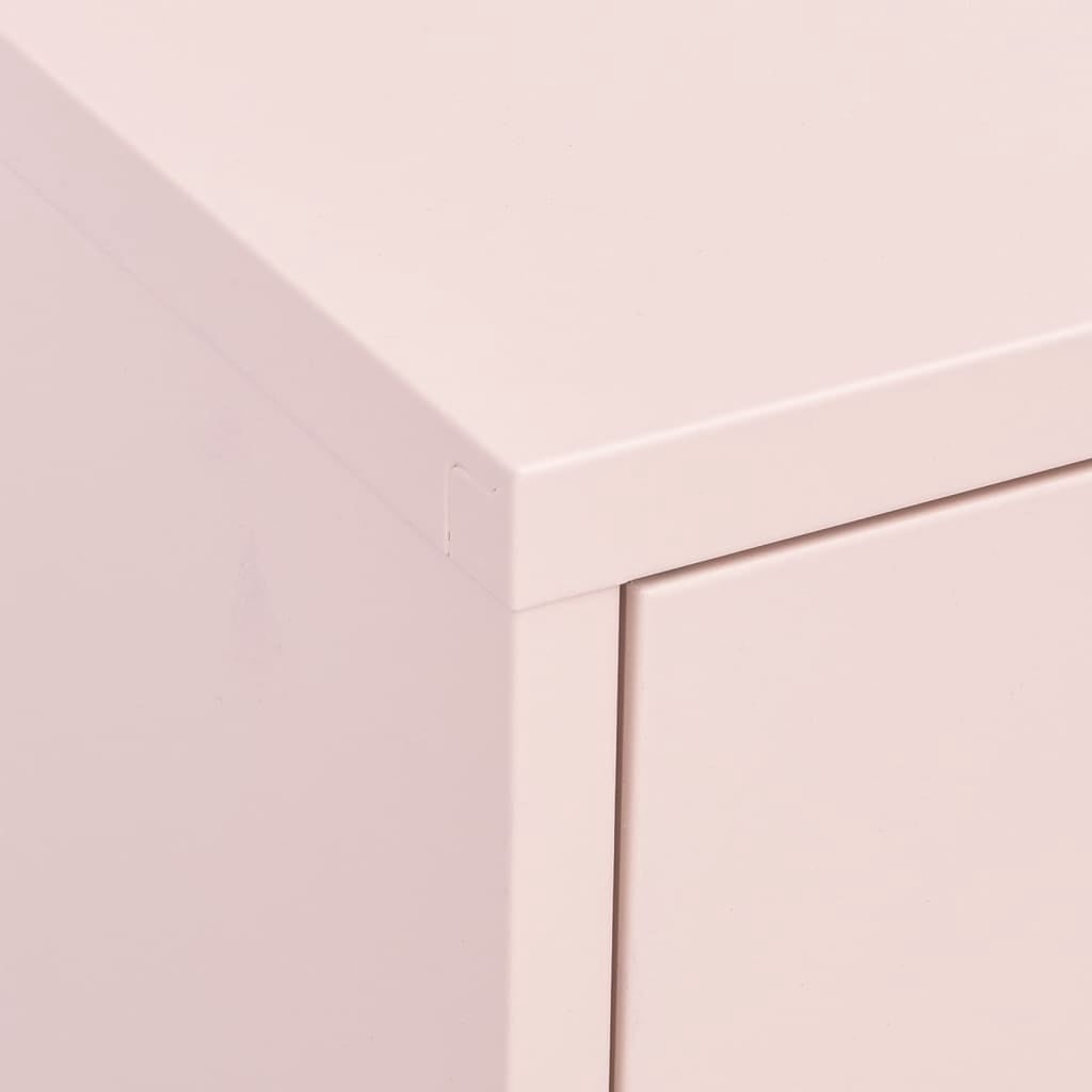 vidaXL Storage Cabinet Freestanding File Cabinet with Shelves for Office Steel