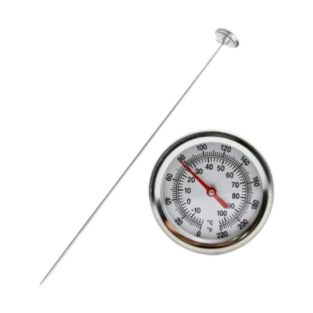 Termómetro Para Suelo De Compostaje De 500 Mm, 0-220 degreeF, Para Suelo De Jardín, Compostaje De Césped