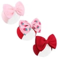 thumbnail image 1 of Diademas para bebé niña Lanmerry, 3 unidades, 15 cm, lazos rosas, 1 of 8