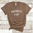 thumbnail image 4 of FAVORITE WIFE Graphic Short sleeve T-Shirt Plus Size, 4 of 10
