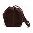 thumbnail image 5 of Genuine Leather Shoulder Bag, Women's Suede Barrel Underarm Crossbody Purse, 5 of 6