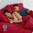 thumbnail image 2 of Juego de Fundas de Almohada de Franela Bare Home 100 % Algodón Doble Cepillado Estándar 2 Rojo, 2 of 5