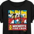 thumbnail image 3 of Disney - Firefighter Mickey & Friends - To The Rescue - Women's Oversized T-Shirt, 3 of 5