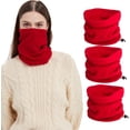thumbnail image 1 of LinYooLi 3PCS Winter Neck Warmer Neck Gaiter Fleece Skiing Cycling Windproof Balaclava Scarf For Men Women, 1 of 7
