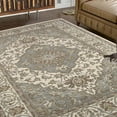 thumbnail image 5 of Superior Glendale Oriental Medallion Indoor Area Rug, 8'6"x11'6", Green, 5 of 5