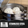 thumbnail image 4 of Milisten vegetable Steamer Pot Silver Household Steamer Giving 1Set, 4 of 5