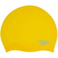 thumbnail image 1 of Unisex Kids Plain Moulded Silicone Swimming Cap, 1 of 2