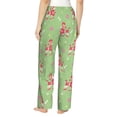 thumbnail image 3 of Xecao Cute Poodle Dog Women's Straight Lounge Pajama Pants: The Epitome of Relaxed Sleepwear, 3 of 9