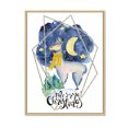 thumbnail image 3 of Designart Cute Christmas Llama Children's Art Floating Frame Wall Art, 3 of 4