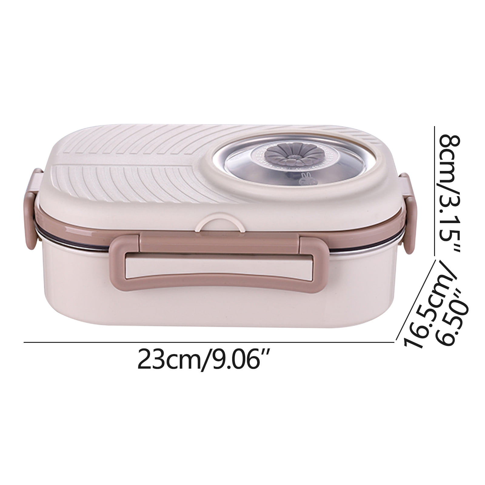 Portable 304 Stainless Steel Bento Box with 3 Compartments Lunch Box  Leakproof Microwave Heating Food Container Tableware Adults - Price history  & Review, AliExpress Seller - Lightdot Store