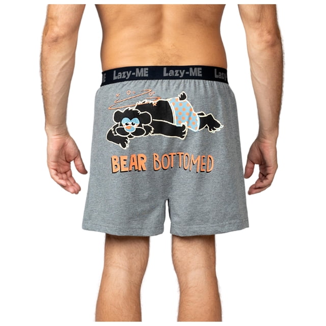 Lazy Me Boxeurs Fantaisie Amusants pour Hommes, sous-Vêtements Humoristiques, Cadeaux Farces pour Lui