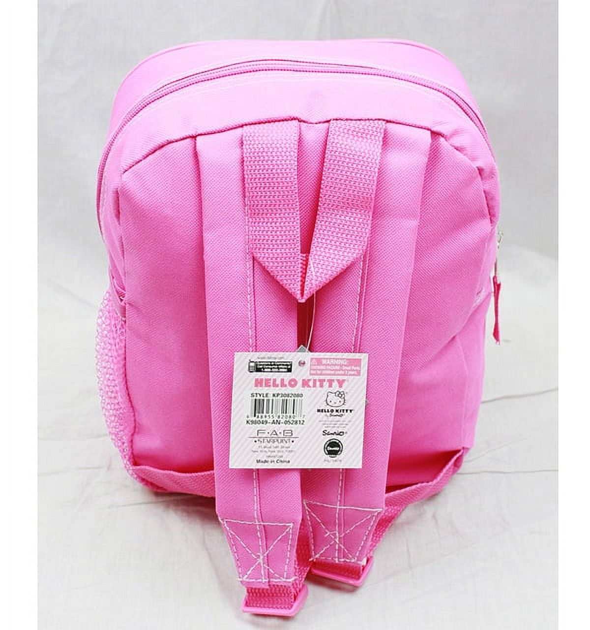 Mini Backpack - Hello Kitty - Pink Checker New School Bag Book Girls 82080 - image 3 of 3
