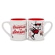 thumbnail image 1 of Tazas de cerámica plateadas con diseño de Mickey Minnie Mouse de Buffalo Disney x2, 1 of 9
