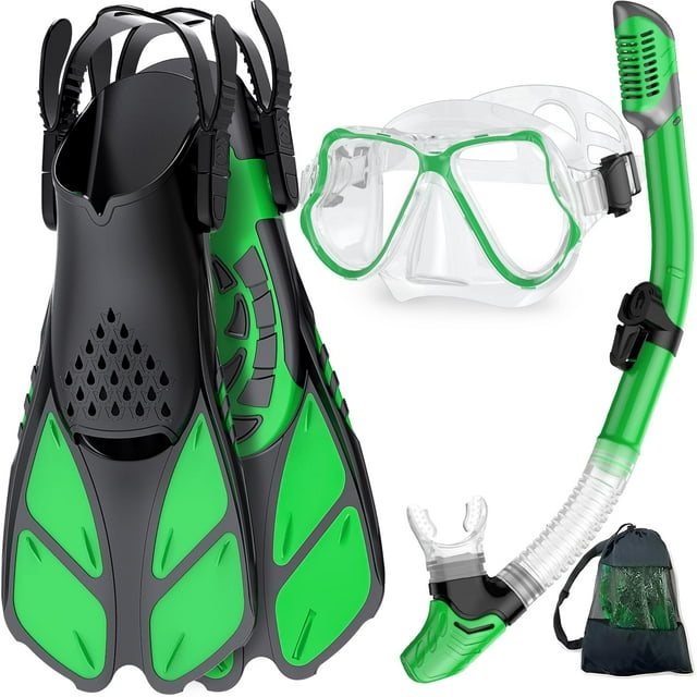 Set de Equipo para Snorkel Zenoplige con Máscara, Aletas y Tubo para Adultos
