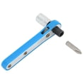 thumbnail image 3 of "Premium Blue Ratchet Wrench Set with 10mm Socket & PH2 Bit - Durable Chrome Vanadium Steel for Effortless Repairs", 3 of 7