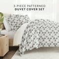 thumbnail image 3 of Duvet Cover Set - Ultra Soft & Breathable - Farmhouse Floral for Queen Size Bedding by Comfort Canopy, 3 of 15